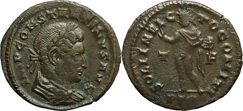 Ancient Roman coin of Constantine I The Great minted in Treveri